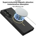 thumbnail image 5 of Allytechgroup Galaxy Z Fold 7 Case Compatible with Mag-safe, Rugged Slim Plastic Cover with Tempered Glass Screen Protector, Wireless Charging, Shockproof Dustproof Card Slot Holder, Silver, 5 of 12