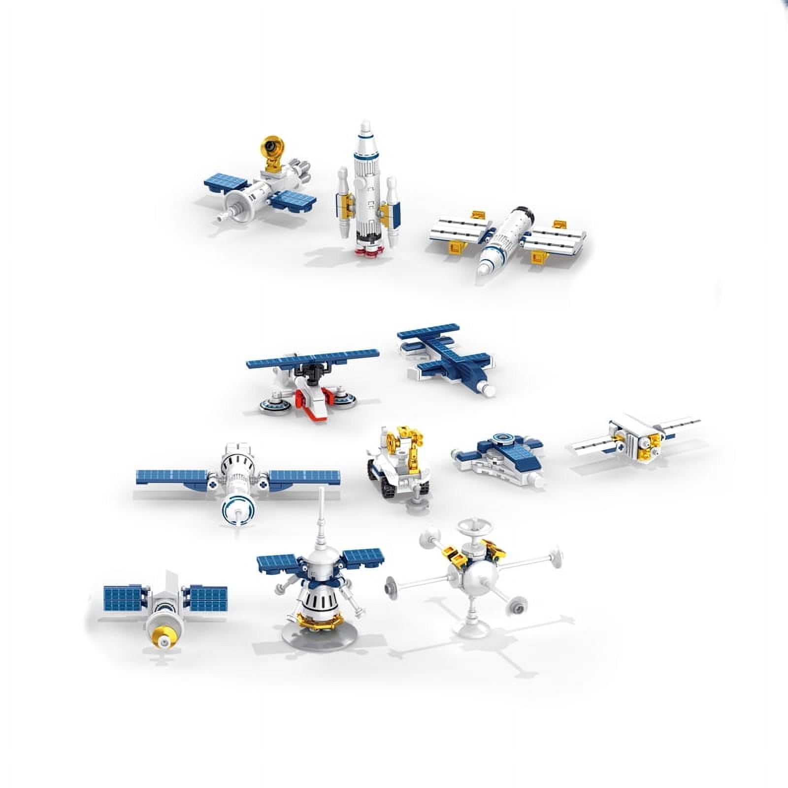 Contixo Aerospace Space Station Building Blocks for Toddlers and Kids, Educational STEM Toys Set, 573-Piece