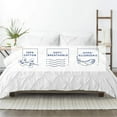 thumbnail image 4 of Kotton Culture 600TC Pinch Pleated Duvet Cover, 100% Egyptian Cotton (White, Cal King/King, 3 Piece), 4 of 5