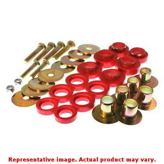 Energy Suspension 3.4142R Red Energy Suspension Body Mount Set Fits:CHEVROLET 1