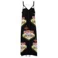 thumbnail image 5 of Las Vegas Welcome sign Sleeveless Dress women's clothing summer novelties woman dress Long veiled dresses, 5 of 6