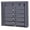 Gray, variant on Canddidliike 7 Tiers Non-Woven Fabric Cover Wardrobe, 44 Inch Portable Cloth Stroage Shelf - Black