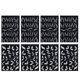 thumbnail image 1 of Tira de hilo de purpurina francesa, serpentina de aire de hadas, pegamento trasero para uñas, pegatina decorativa, diseño artístico, suministros de decoración de uñas, 8 Uds., 1 of 5