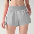 thumbnail image 2 of yillto Women Athletic Shorts Quick Dry Loose Running Shorts with Pockets High Elastic Waist Sport Shorts, 2 of 6