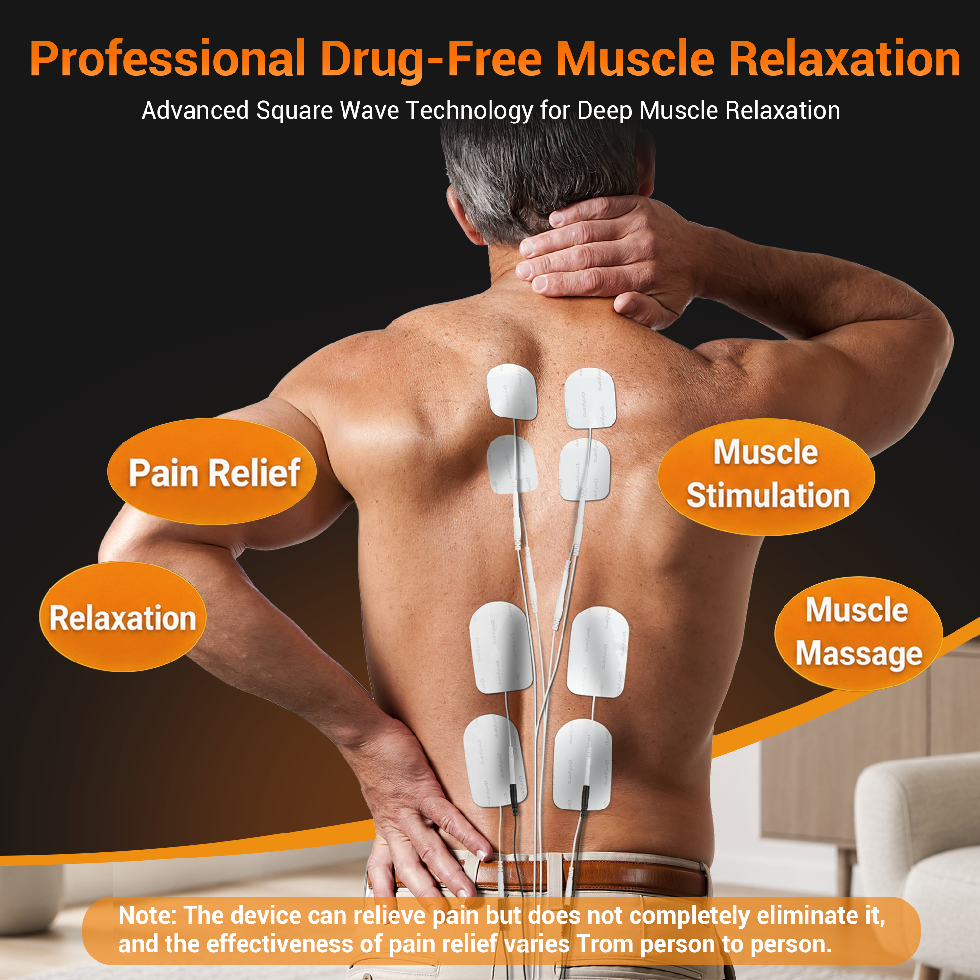 Comfytemp 4 Channel TENS Unit Muscle Stimulator photo 3