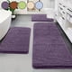 thumbnail image 1 of Juego De Alfombras De Poliéster Juego de 3 alfombras de baño de espuma viscoelástica marrón, suaves, antideslizantes y absorbentes, para baño y lavadero. JASKFLY, 1 of 9