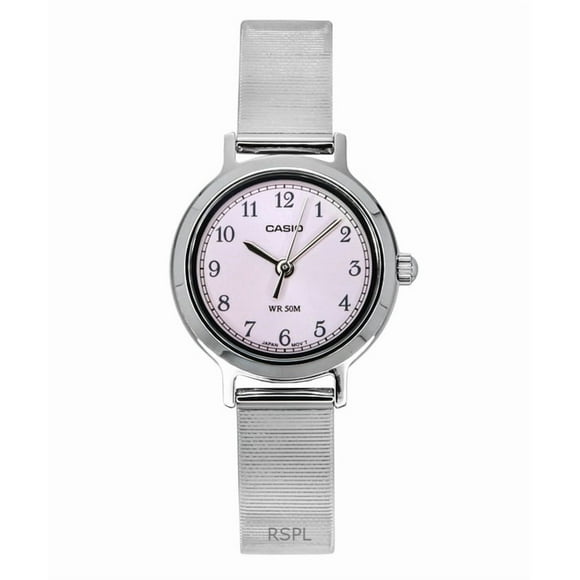 Casio Standard Analog Stainless Steel Pink Dial Quartz LTP-B170D-4BV Women's Watch