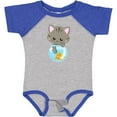 thumbnail image 3 of Inktastic Cute Cat, Little Cat, Kitty, Kitten, Fish Bowl Girls Baby Bodysuit, 3 of 5