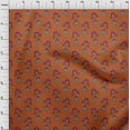 thumbnail image 3 of oneOone Cotton Poplin Fabric Leaves & Floral Block Print Fabric BTY 42 Inch Wide, 3 of 4
