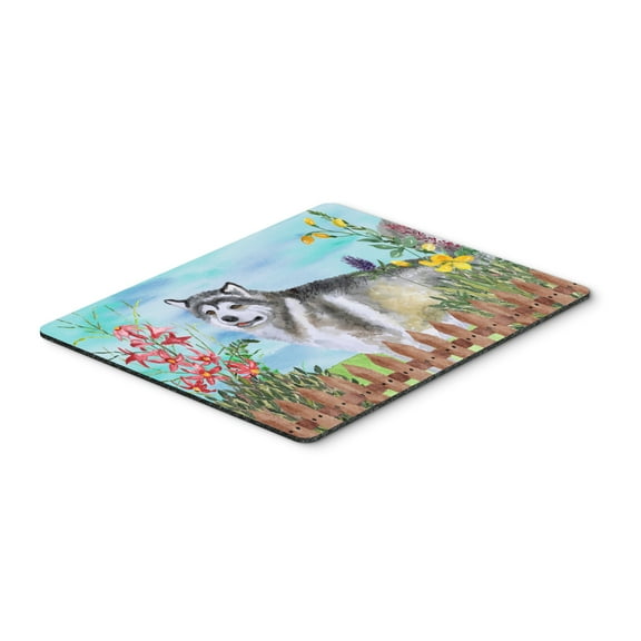 Alaskan Malamute Spring Mouse Pad Hot Pad or Trivet