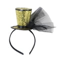 thumbnail image 4 of Kids Fascinator Top Hat Pillbox Hat for Cocktail Tea Party Headwear, 4 of 19