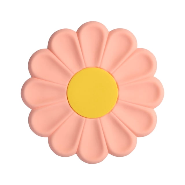 Posavasos para bebidas, alfombrillas de silicona, alfombrilla para vasos multiusos, almohadilla resistente al calor, manteles individuales, posavasos Rosa perfecl bebidas mantel