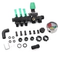 thumbnail image 1 of Agricultural Sprayer Control Shut Off Valve 3 Way Water Splitter, 1 of 11