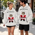 thumbnail image 2 of JAJAHO Unisex Christmas Santa Cat Hoodie Pet Holder Kitten Puppy Carriers Pullover Fuzzy Sweatshirt With Zipper Pouch, 2 of 6