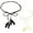 Black+beige, variant on Women's Bohemian Style Rope Braid Waist Belt U33
