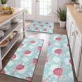 thumbnail image 2 of Pioneer Flower Floral Print Pattern Kitchen Rugs Sets Of 3,Kitchen Runner Rugs Non Skid Washable,Decorative Kitchen Floor Mats for Kitchen,Sink,Laundry,17X30 Inch + 17X47 Inch + 17X59 Inch, 2 of 6