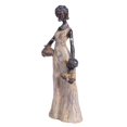 thumbnail image 1 of Madre africana e hijo estatuilla escultura artesanía adornos decoración figuras estatua para estante, mesa, oficina, hogar Soledad mami hijo estatuilla, 1 of 10