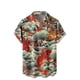 thumbnail image 3 of Camisas gráficas con estampado completo de flores tropicales para hombre, camisas casuales con botones para vacaciones, camisas hawaianas para la playa, blusas sueltas de manga corta para hombre, 3 of 5