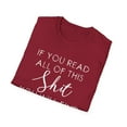 thumbnail image 4 of If You Read All Of This Sh*t Baby Bump Unisex Softstyle T-Shirt, 4 of 4