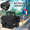 thumbnail image 4 of Bicycle Back Pannier Bags Bike Rear Seat Bag Bike Rear Saddle Bag with Reflective Trim, 4 of 8
