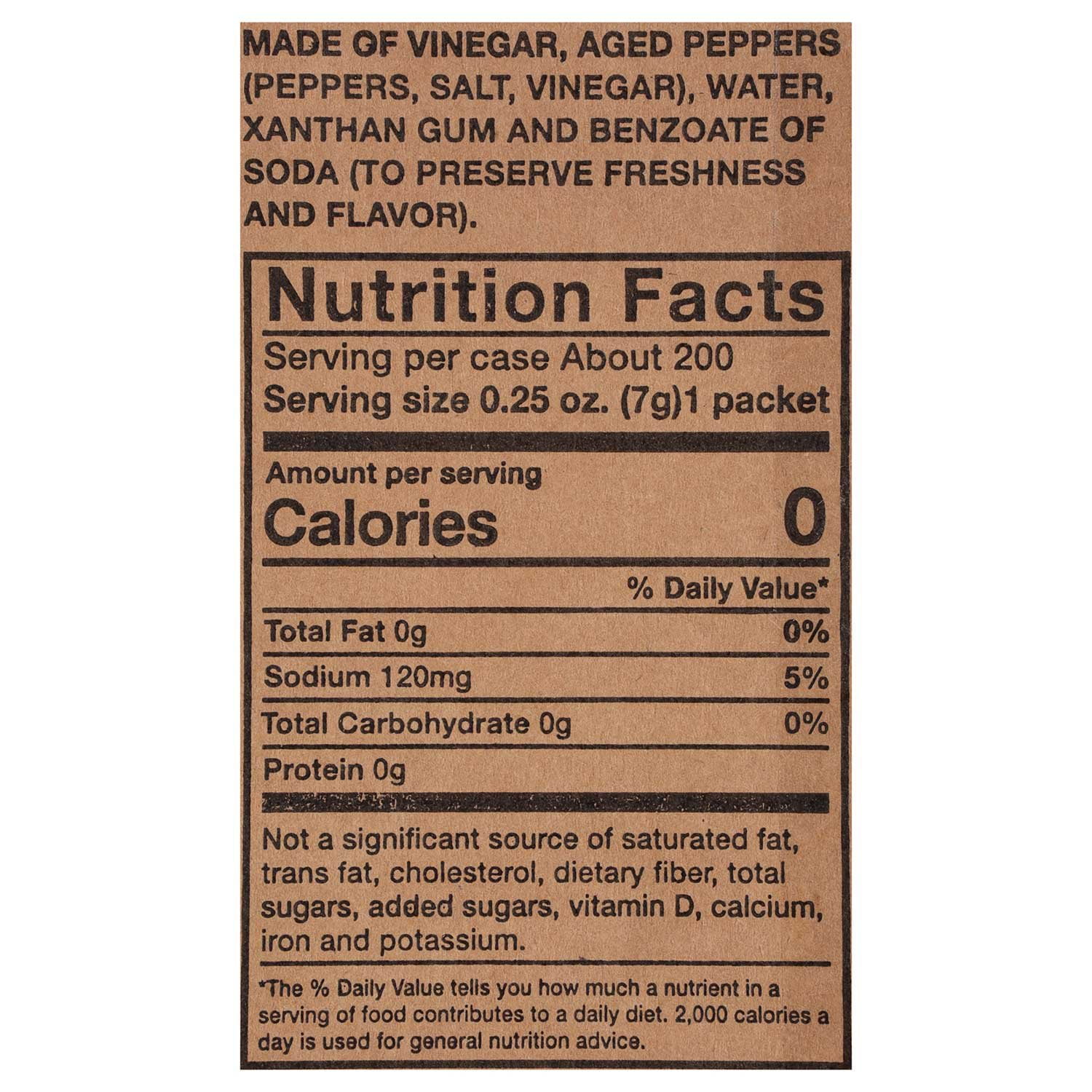 Texas Pete Hot Sauce, 7-Grams Packets (200 Count)