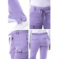 thumbnail image 4 of Adar Pro Scrubs For Women - Skinny Leg Yoga Scrub Pants, 4 of 7