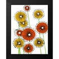 thumbnail image 2 of Moore, Regina 19x24 Black Modern Framed Museum Art Print Titled - Flower Wheels I, 2 of 5