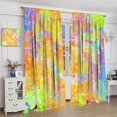 thumbnail image 3 of Butterfly Curtains,Colorful Butterfly Print Curtains for Children Boys Girls Bedroom Living Room Kitchen Window Drapes 42"W x 63"L (Pack of 2), 3 of 6