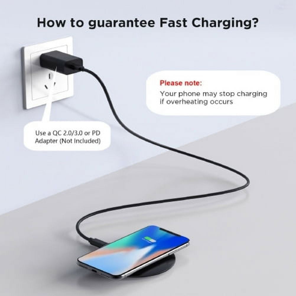 Fast 15W Wireless Charger for Samsung Galaxy S22/Ultra/Plus Phones - Charging Pad Slim Quick Charge Compatible With Samsung Galaxy S22/Ultra/Plus