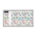 thumbnail image 2 of JIALIOU Nylon Trifold Card Wallet with ID Window Zipper Pocket for Men Women Teen Pastel Hearts and Roses, 2 of 7
