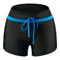 thumbnail image 5 of Women Summer Swimwear Bottom Sports Shorts Elastic Waist Swim Shorts with Panty and Drawstring for Swim Beach Board, S-3XL, 5 of 7