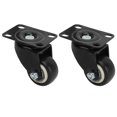 thumbnail image 1 of 2pcs Caster Wheels Aluminum Quiet Lightweight Simple Installation Plate Castors for Luggage Suitcase, 1 of 5