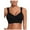 Black, variant on Odeerbi Sports Bras for Women 2025 V-Neck Solid Comfort Yoga Top Traceless Camisole Underwear Bra White