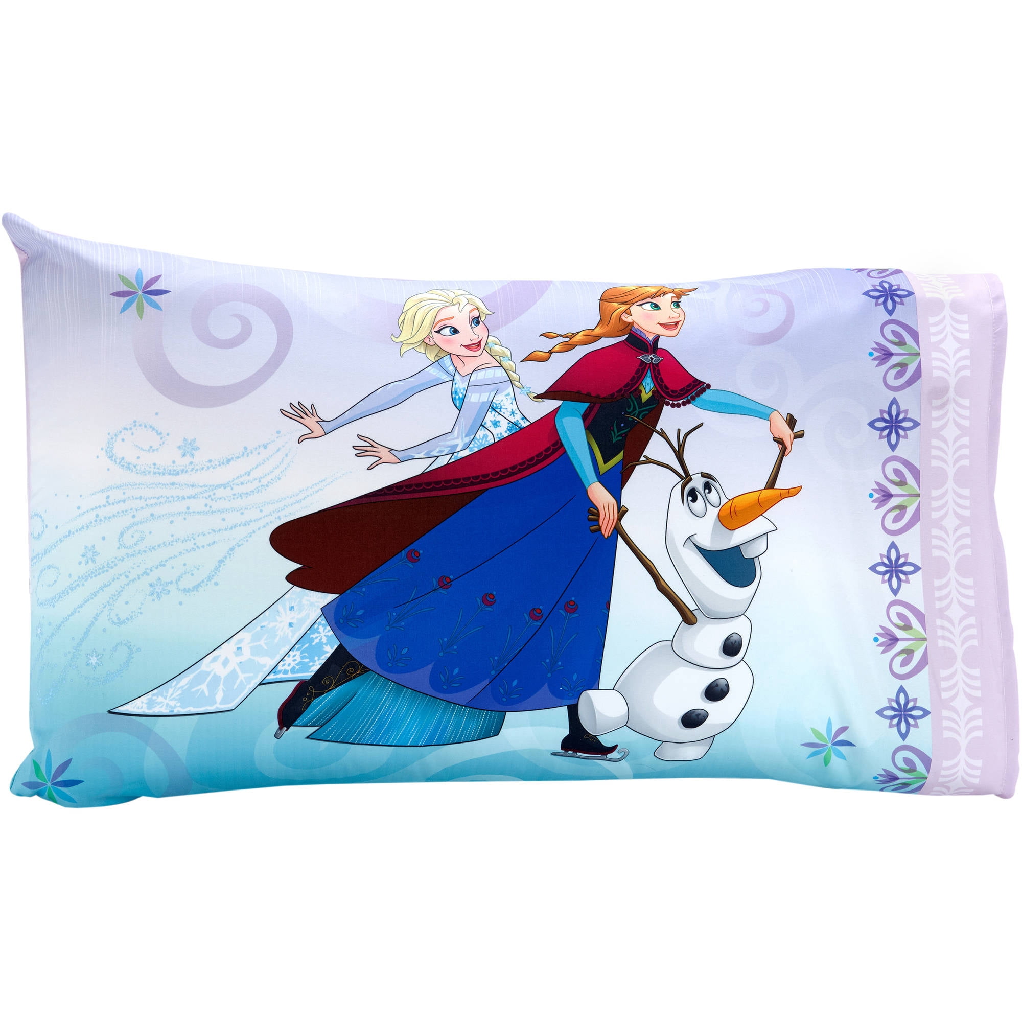 Disney Frozen 4-Piece Unleash the Magic Toddler Bedding Set, Toddler Bed, Purple