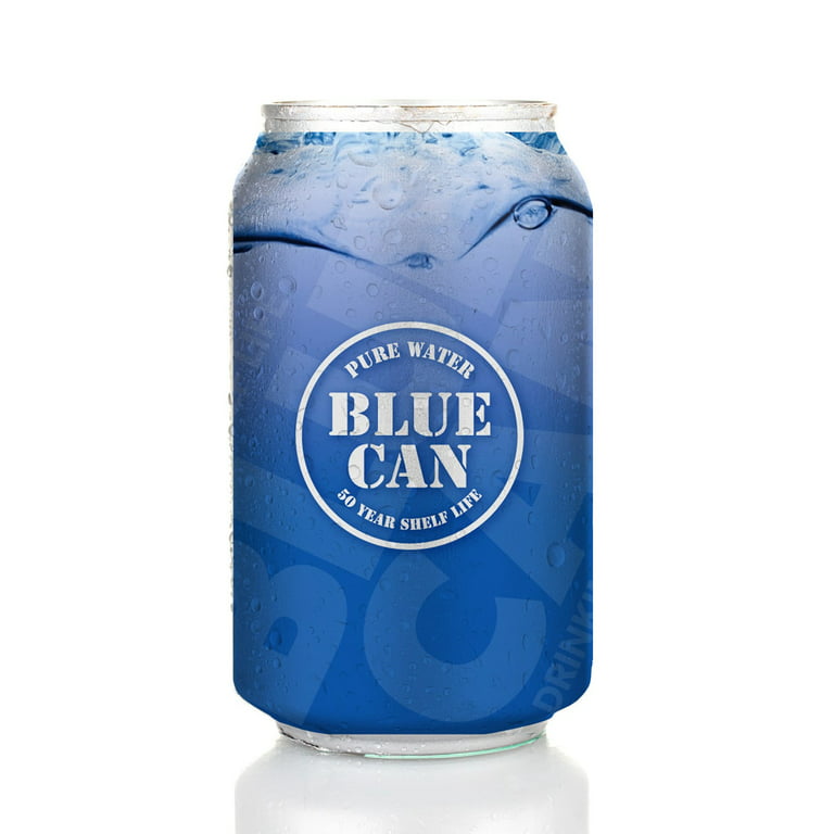 Blue Can 50 Year Shelf Life Water
