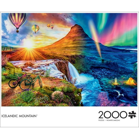 Buffalo Games 2000-Piece Icelandic Mountain Jigsaw Puzzle
