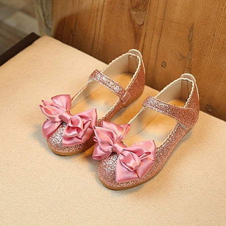 

Herrnalise Children Girls Footwear Fashion Princess Bowknot Dance Bowknot Shoes Toddler Shoes for Boys