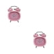 thumbnail image 4 of Reloj despertador Injueey sin garrapatas para dormitorio espejo de cristal campana redonda doble, 4 of 6