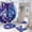style-1142, variant on 4 Pcs Shower Curtain Set Blue And Purple Geometric Wolf Shower Curtain And Rugs Shower Curtain Set Animals Art Wolf 12 Hooks for Bathtub Decor 72inch X 72inch