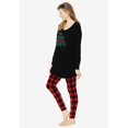 thumbnail image 3 of Dreams & Co. Plus Size 2-Piece Pj Legging Set, 3 of 6