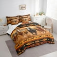 thumbnail image 3 of Homewish Galloping Horse 7-Piece Twin Bedding Set - Western Farmhouse Bohemian, 3 of 8