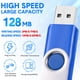 thumbnail image 3 of Unidades flash USB de 128 MB, USB 2.0, paquete de 50 con cordones, 3 of 7