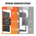 thumbnail image 5 of BBQ Access Door 30x21 Inch, Outdoor Kitchen Double Door, Flush Mount Grill Door with Handles & Vents, BBQ Island Cabinet Door for Grilling Station, 5 of 7