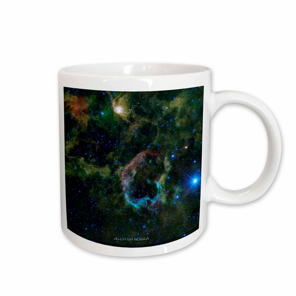 3drose, Galaxy and Nebula - Jellyfish Nebula, 15oz Mug