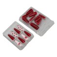 thumbnail image 4 of 30 Pieces Fake Nails Christmas Red, Christmas Fake Nail Wearable Self Adhesive Full Wraps Artificial Polish Christmas False Nail Fake Nails Press On Nail False Tips Manicure For, 4 of 8