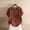 Brown, variant on QHWAUAKFBN T Shirts For Women Trendy Loose Fit Plus Size Cotton Linen Loose Tunic Breathable & Comfortable Boho Blouse Tshirts Top