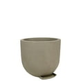 thumbnail image 2 of Ecobo Maceta Redonda Ecológica de 35,1 cm para Uso en Interiores, Duradera, Versátil y Ligera, Diseñada por Artesanos Brasileños, Diseño Moderno para Todo Tipo de Climas - Beige, 2 of 3