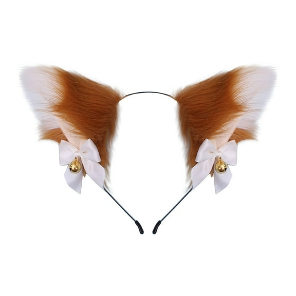 Luiyenes Girl Girl Ears Furry for Plush Cat Headwear Accessory Party Cam Headband