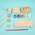 thumbnail image 2 of Hello Hobby Build Your Own Wood Train, 21 Pieces, 2 of 6