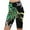 Green, variant on OKBOP Shorts for Women Plus Size Black Activewear Active Fit Biker Shorts Leopard Print Slim-Leg Workout Bottoms